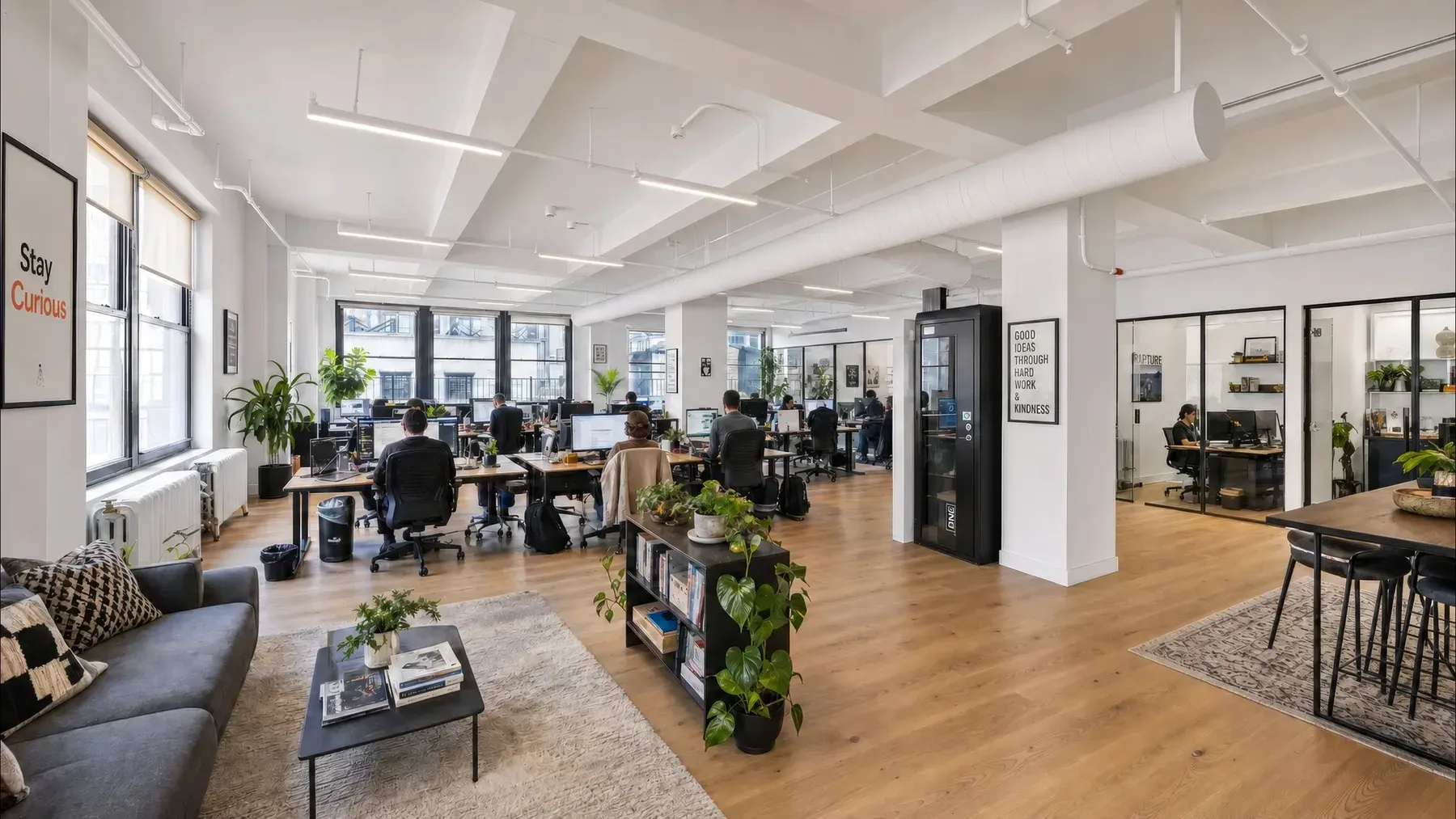 Open floor plate