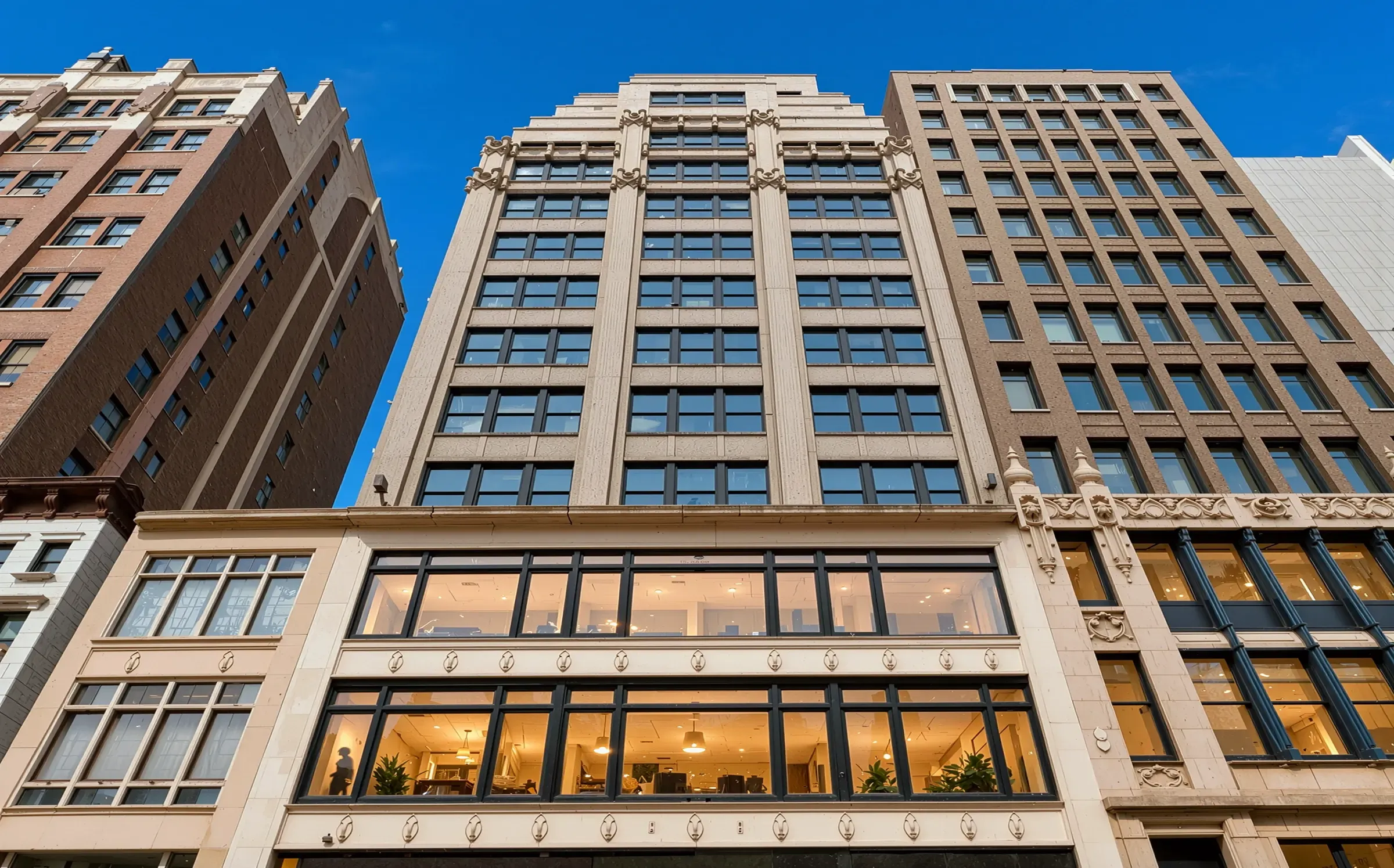 39 West 37th Street, a building owned and operated by Blake Partners in Midtown Manhattan