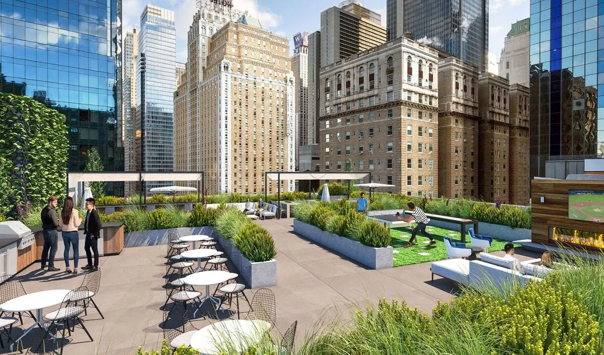 Rooftop terrace